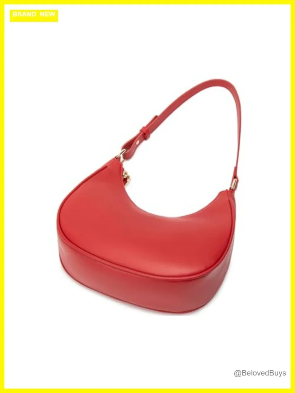 PU Leather Hobo Tote Handbag Underarm Mini Clutch Purse with Zipper Closure